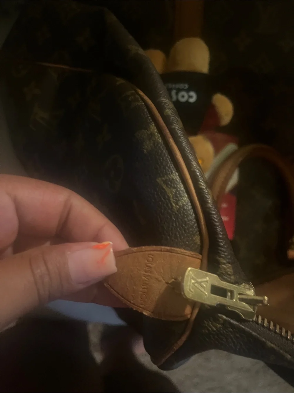 Authentic Louis Vuitton Monogram Travel Holdall in Brown and Tan